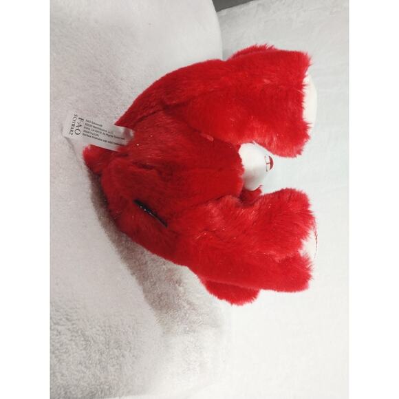 Schwarz Sparklers Teddy Bear FAO 10 Inch, Soft Plush, Red NWT - Picture 4 of 8